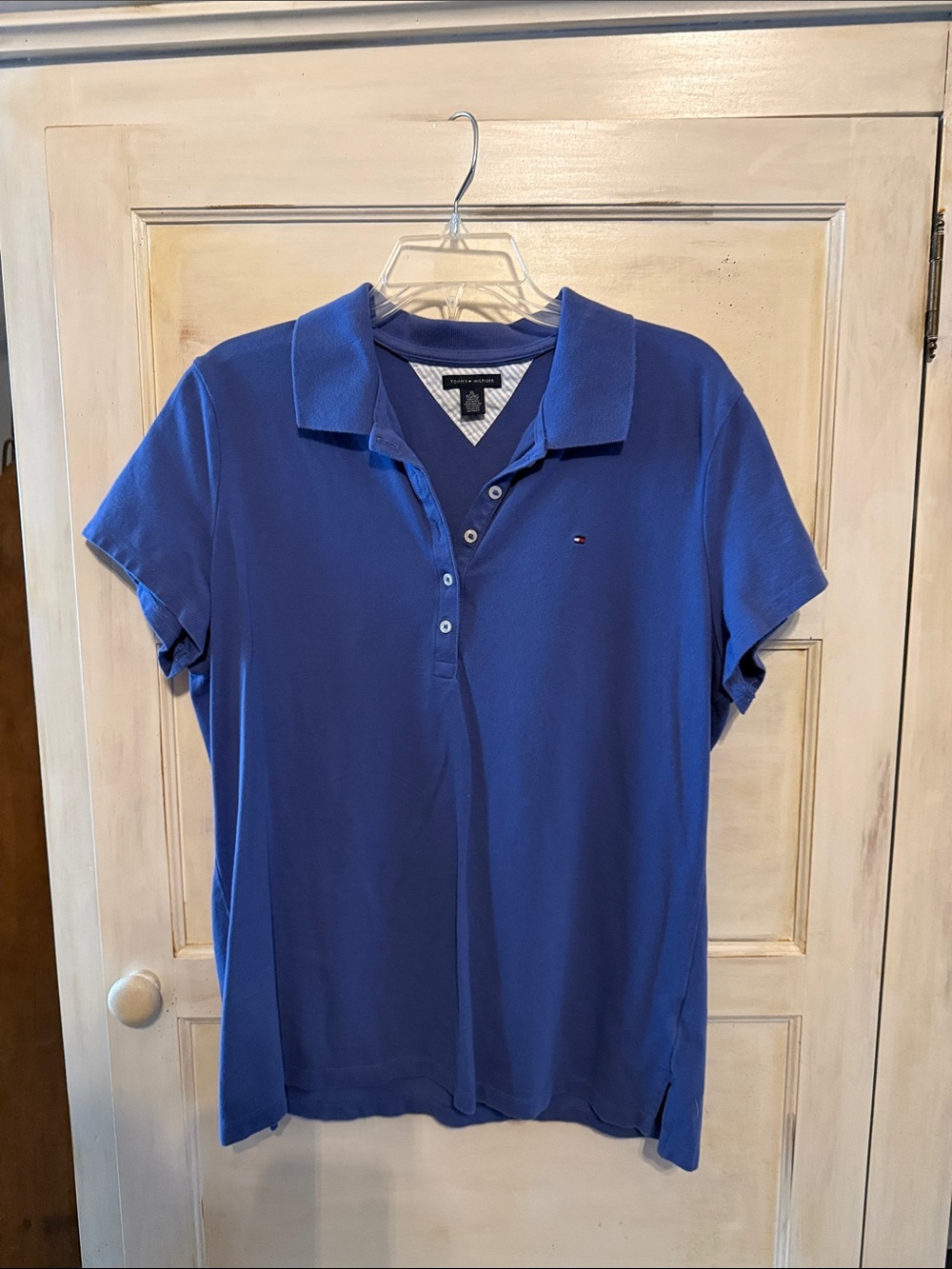 Tommy Hilfiger Women’s Blue Short-Sleeve Polo